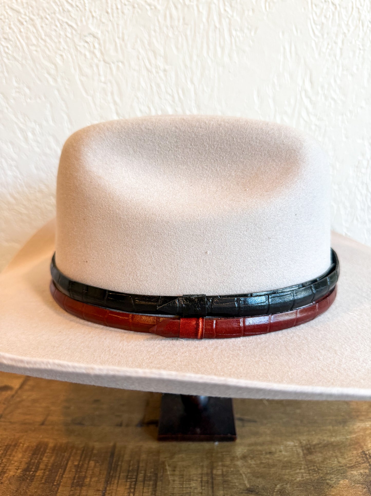 Leather Crocodile Band