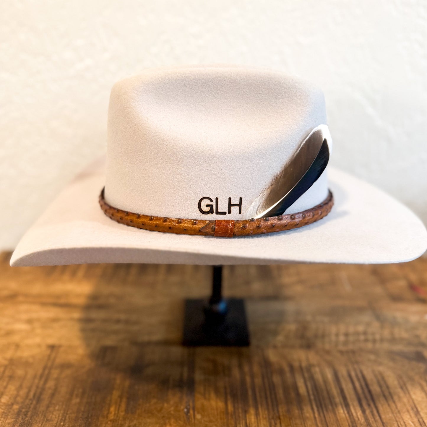 Leather Ostrich Band