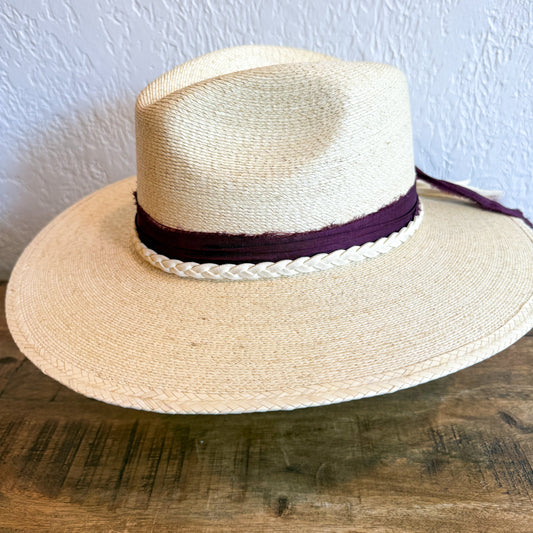 Rancher Hat | Maroon Braid