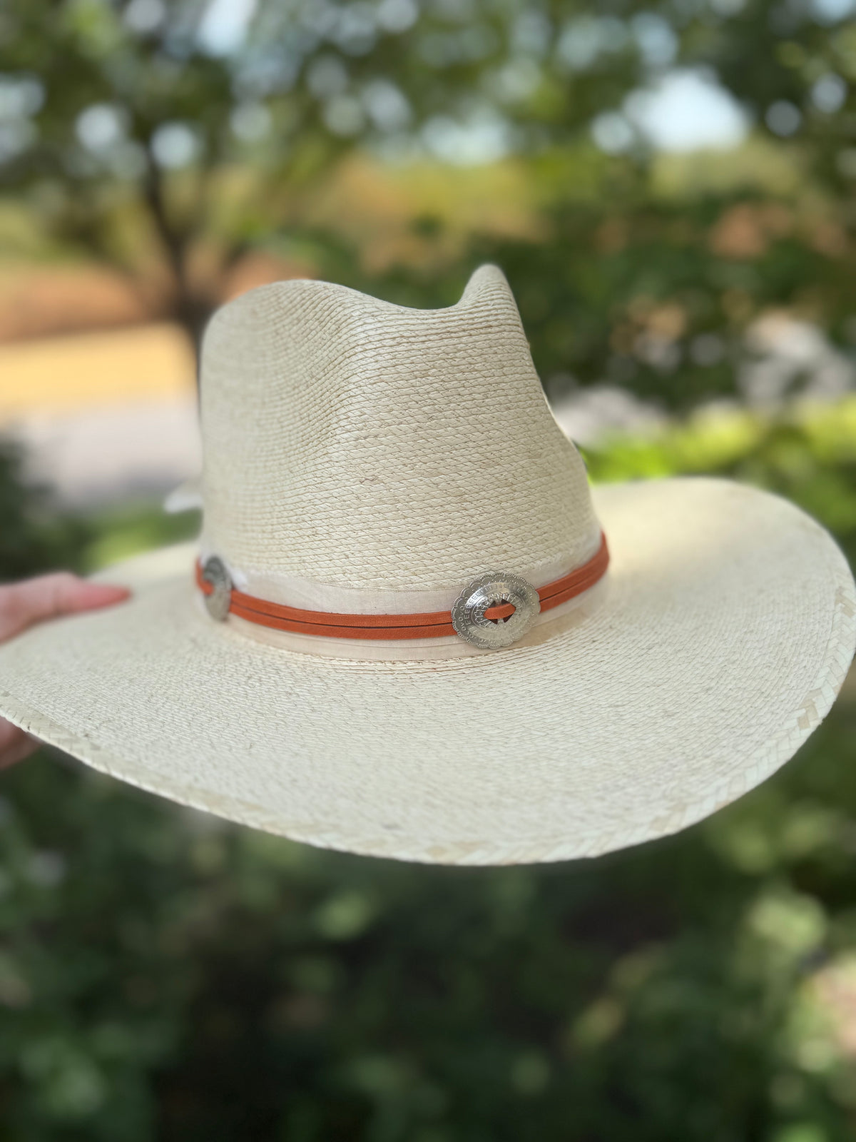 Leather Concho Band