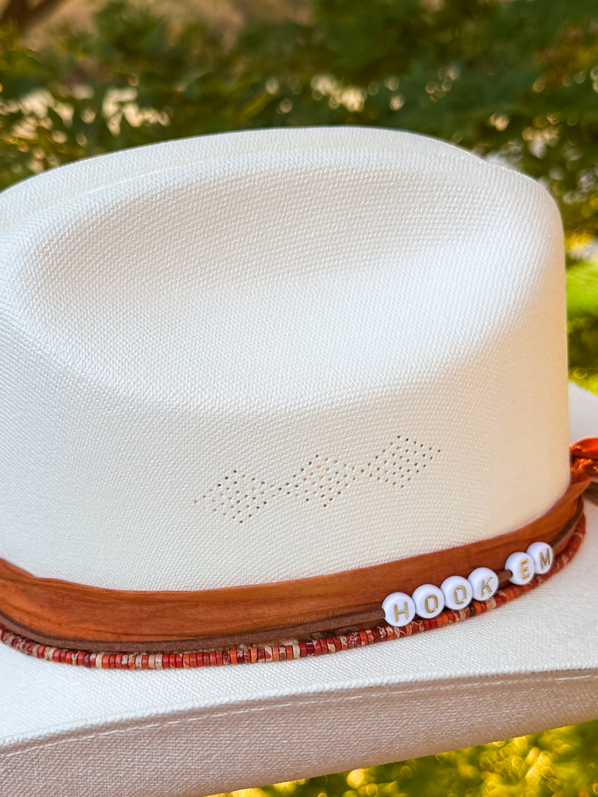 Orange Jasper Stone Band