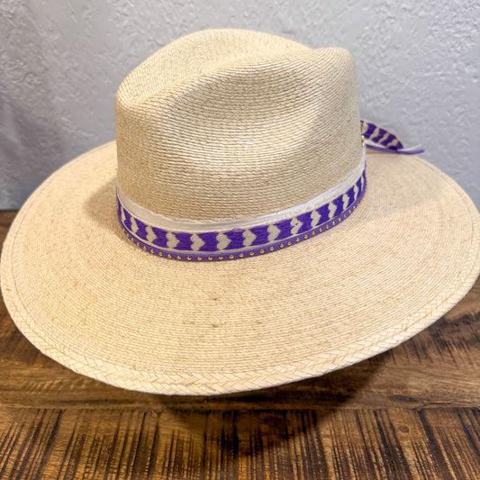 Rancher Hat | White Hearts
