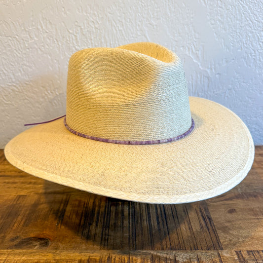 Custom purple stone Hat Band 