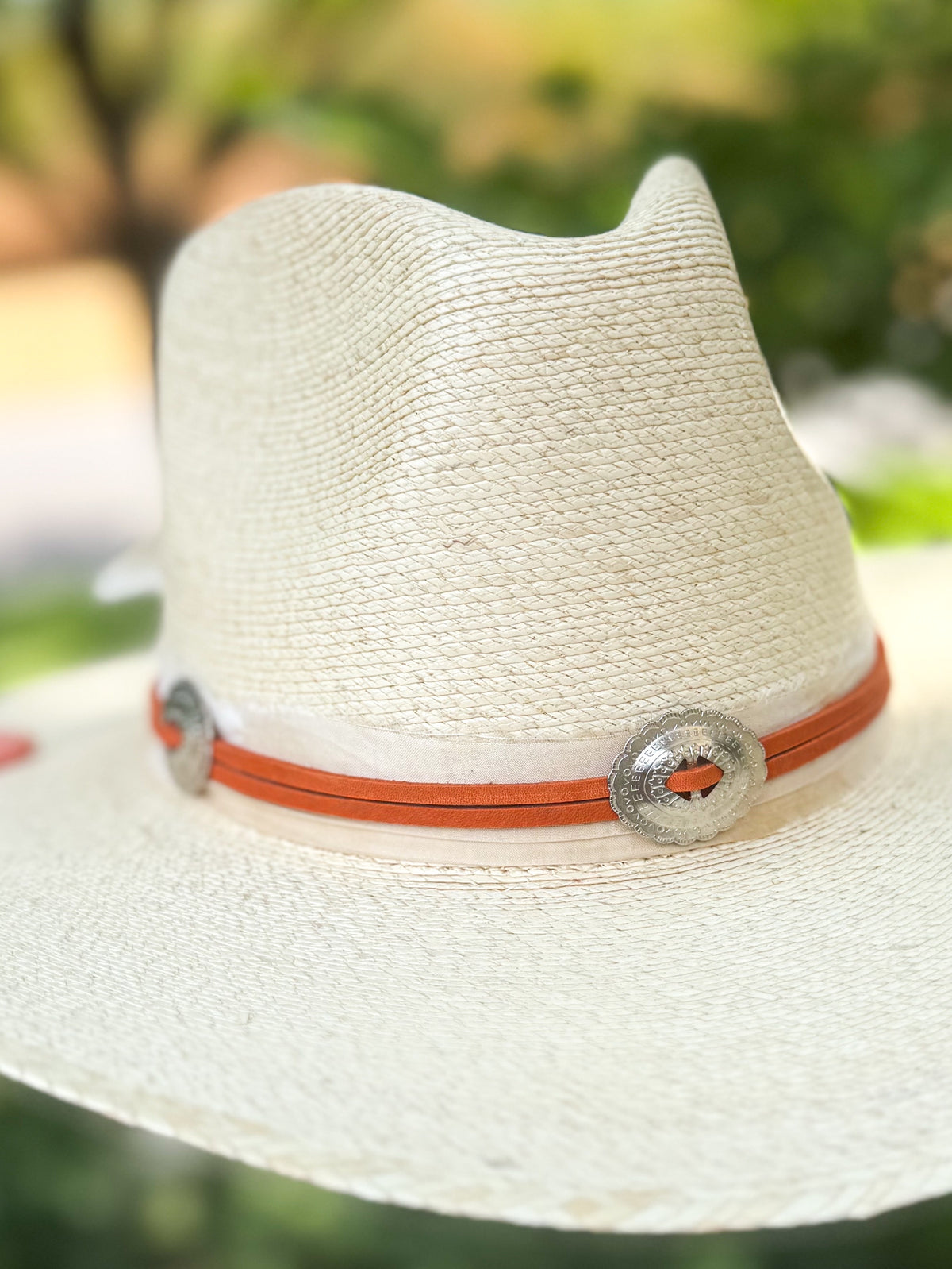 Leather Concho Band