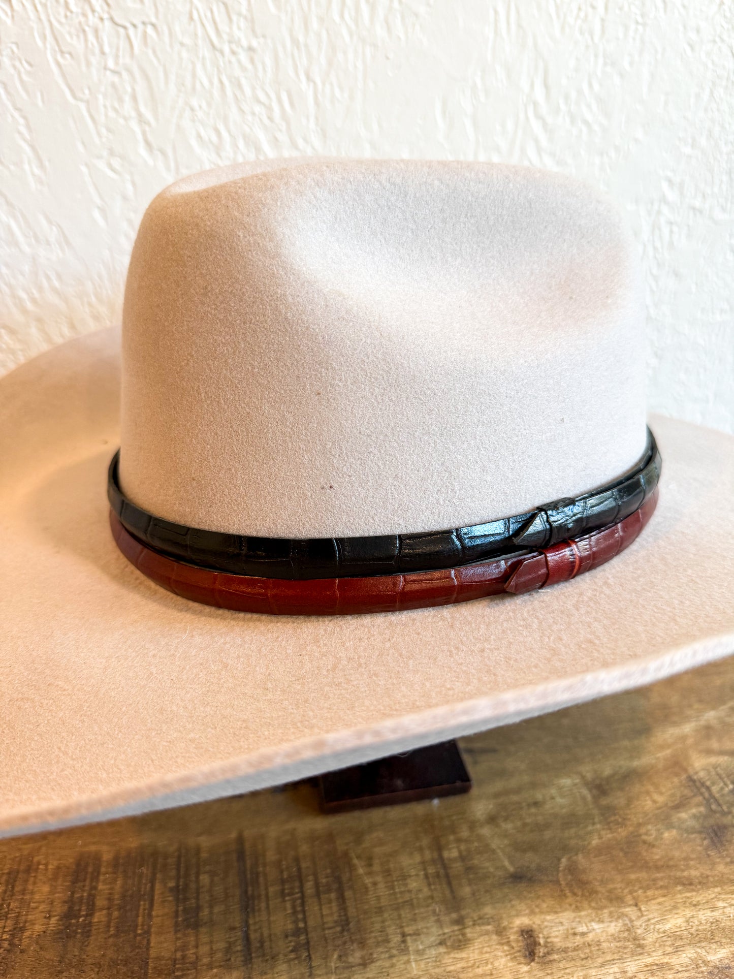 Leather Crocodile Band