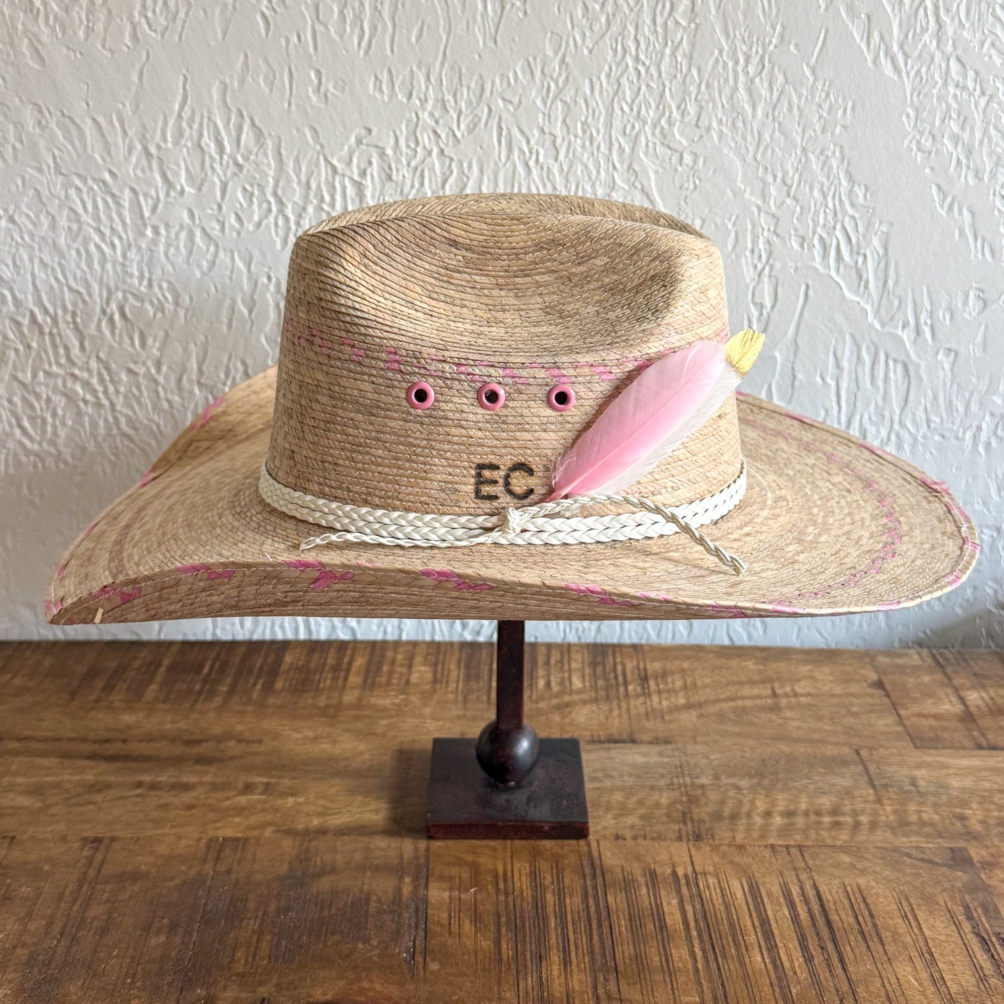 Girls Youth Straw Summer Cowboy Hat